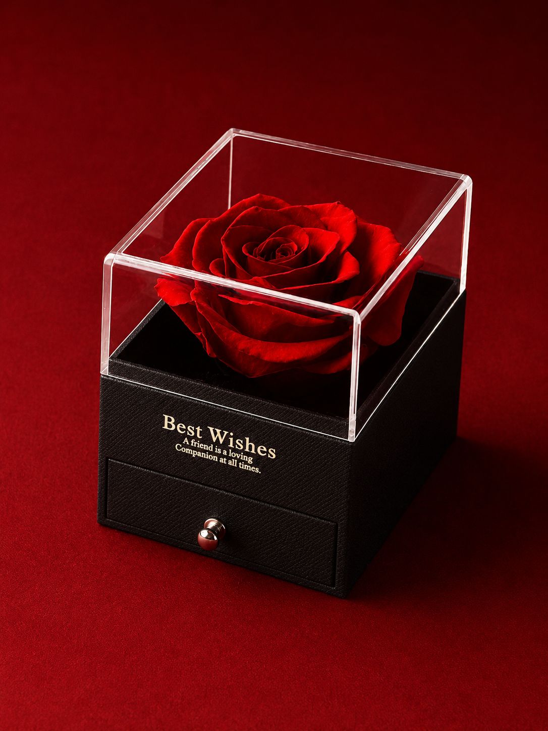 ROSE GIFT BOX NECKALCE