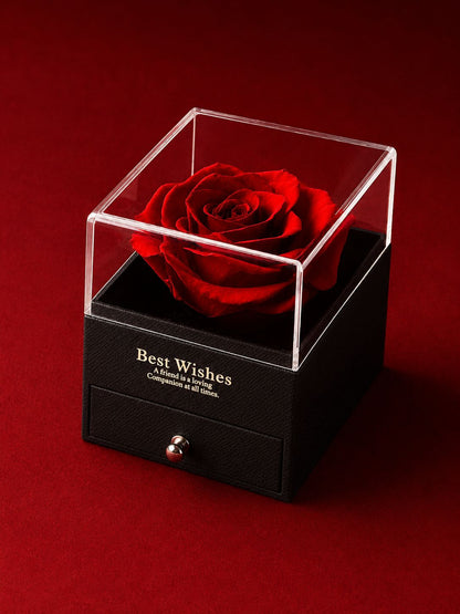 ROSE GIFT BOX NECKALCE