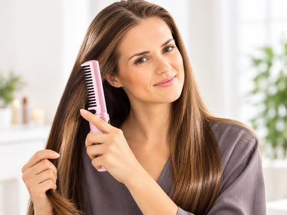 Portable Cordless Hair Straightening Comb