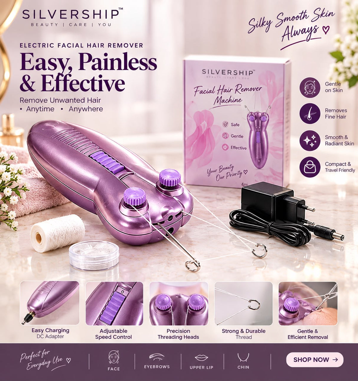 Electric Facial Hair Remover