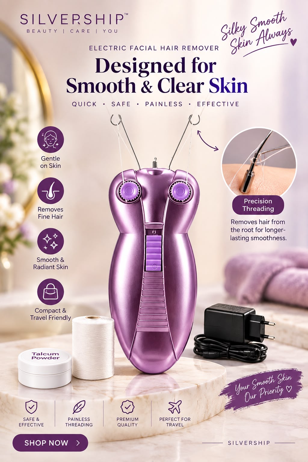 Electric Facial Hair Remover